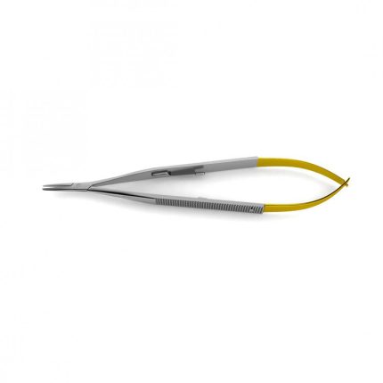 Needle Holder - Tungsten Carbide, Flat Handle